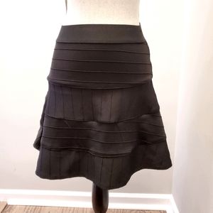 XOXO Black Skirt Zipper Back Size Small EUC